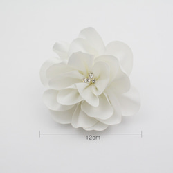 [Creema Limited] Big-flower-wedding-corsage，白色/黑色/紅色 第6張的照片