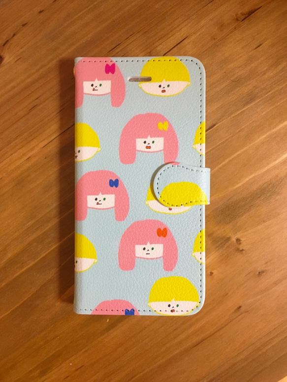 おとこのこ と おんなのこ 【手帳型スマホケース】 1枚目の画像