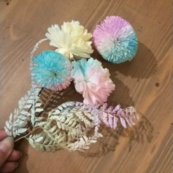 DIY 自已的花束自已做乾燥花基本染色課程  繽紛手染乾燥花 第3張的照片