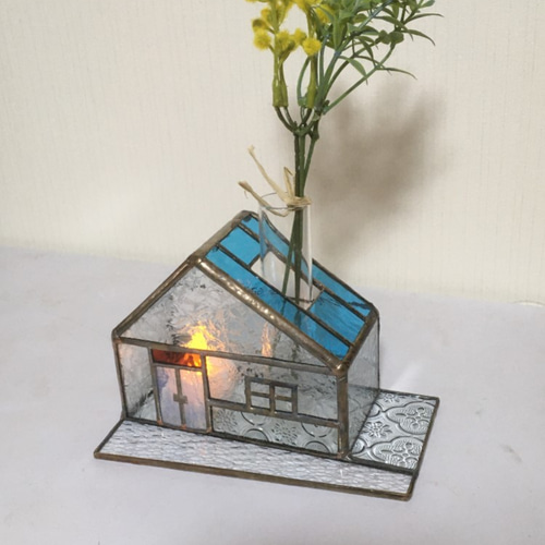 ♡ステンドグラス 花瓶型ランプ♡ 【公式通販】