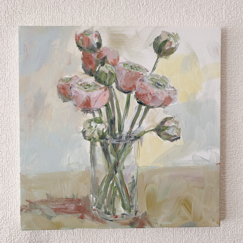 純真の花　　　絵画原画 原画】花の絵 絵画 Hang 通販 11090950｜Creema(クリーマ)
