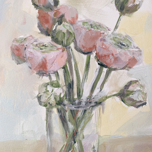 原画】花の絵 絵画 Hang 通販 11090950｜Creema(クリーマ)