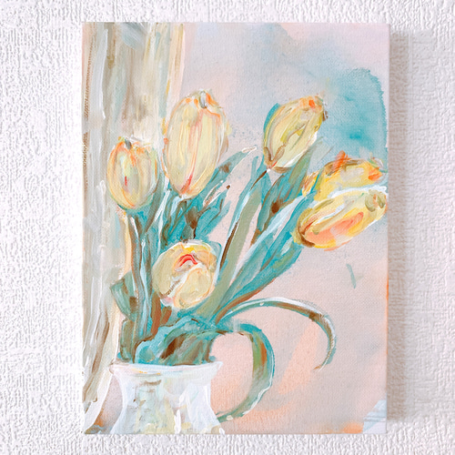 油彩画 チューリップ チューリップ – 絵画や壁飾り販売｜風景投稿販売あゆわら(R)