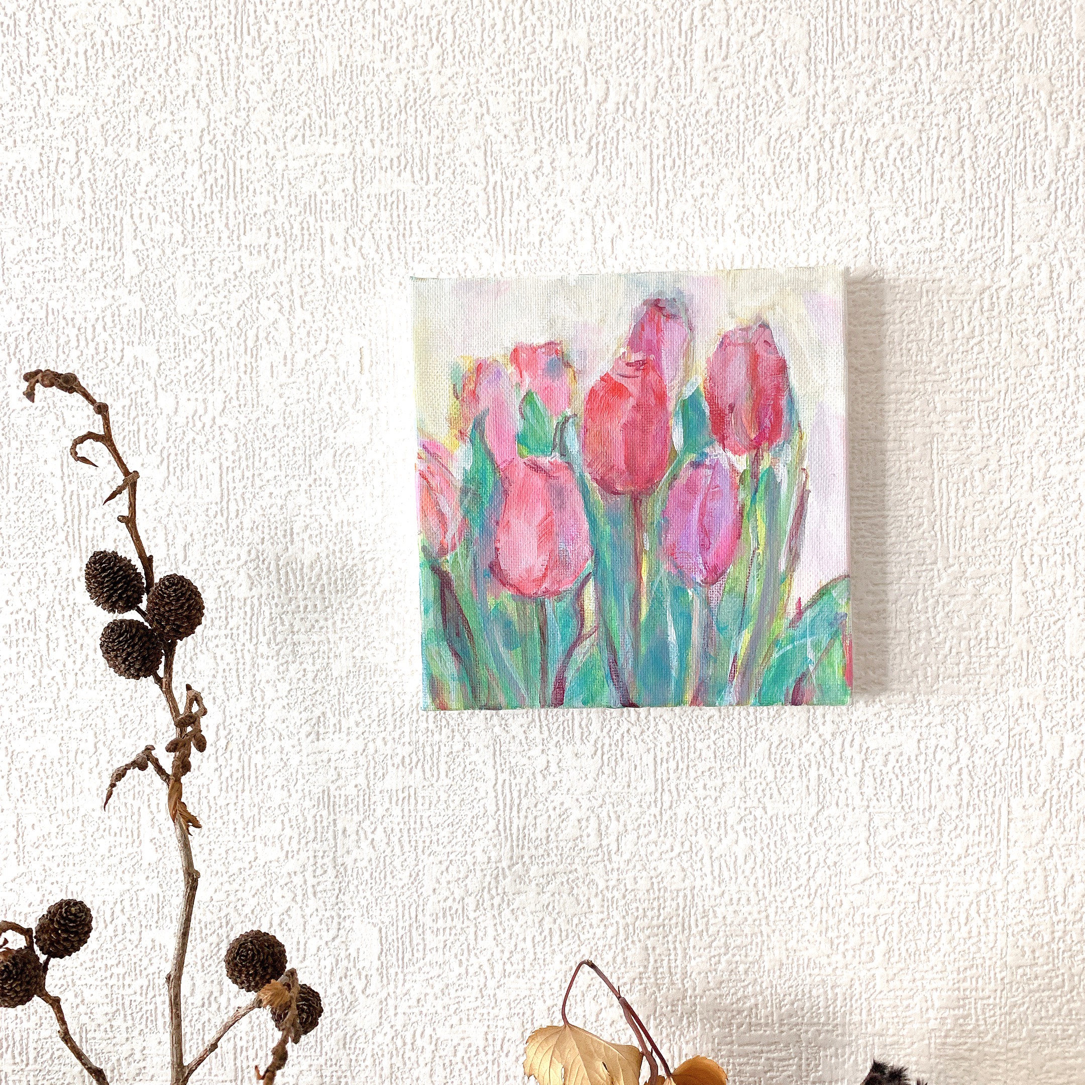原画】チューリップの絵 絵画 Hang 通販 11502407｜Creema(クリーマ)