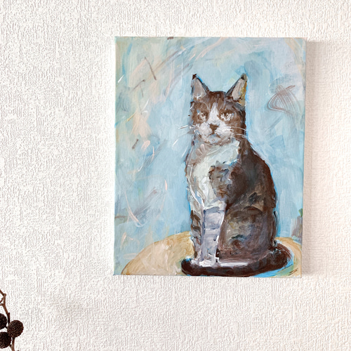 原画】猫の絵 絵画 Hang 通販｜Creema(クリーマ) 11767327