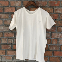 数量限定　SKEG　くたっとしたゆるTシャツ　薄い綿のTシャツ　男女兼用　FREEサイズ　Tシャツ　サーフボード　フィン 4枚目の画像
