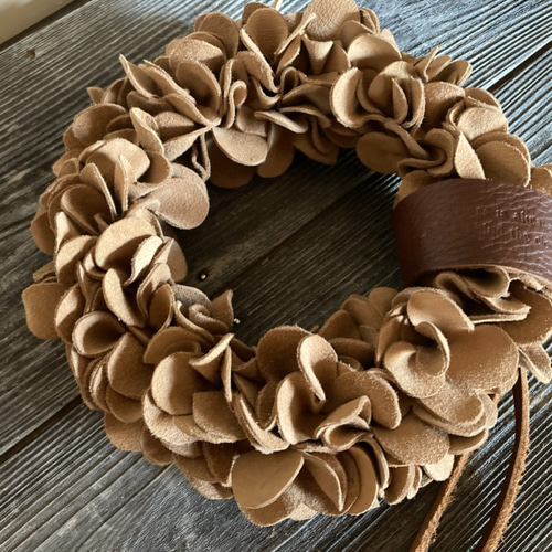 copain leather lease 贅沢レザーリース 羊革 本革 ベージュ M その他