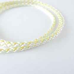 手工kumihimo[kamogawa-yatsu：Lemon Yellow] Glasses strap 第2張的照片