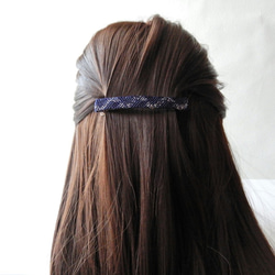 手工kumihimo[Ryu-sen：Navy] Hair slide 第2張的照片