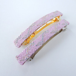 手工kumihimo[Ryu-sen：Pinkviolet] Hair slide 第2張的照片