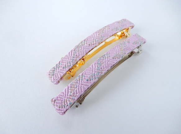 手工kumihimo[Ryu-sen：Pinkviolet] Hair slide 第2張的照片