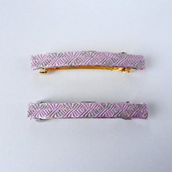 手工kumihimo[Ryu-sen：Pinkviolet] Hair slide 第3張的照片