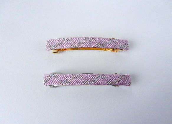 手工kumihimo[Ryu-sen：Pinkviolet] Hair slide 第3張的照片