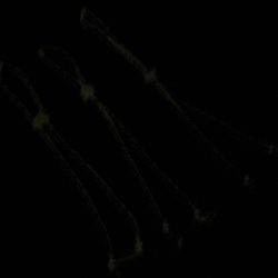 蓄光＆ネコ(猫・ねこ)アウトドア・散歩・自転車の友●マスク・眼鏡ホルダー●帽子クリップ●エプロン(ヨダレカケ・スタイ) 8枚目の画像