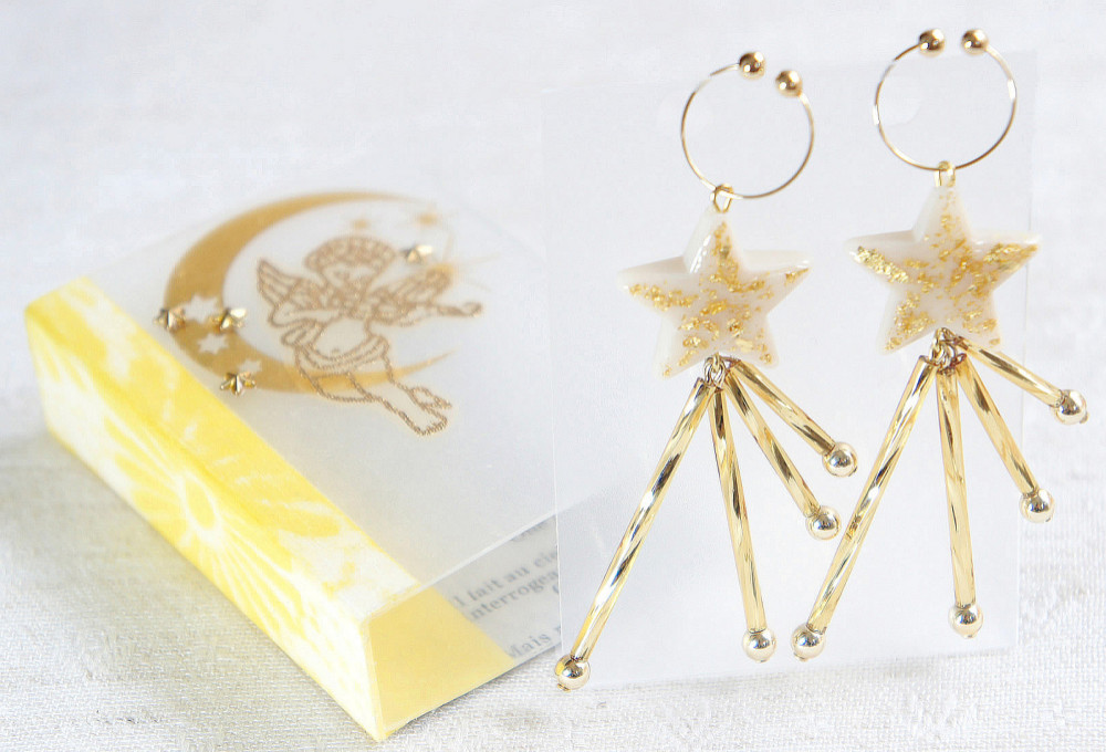 キラキラ金星★イヤリング