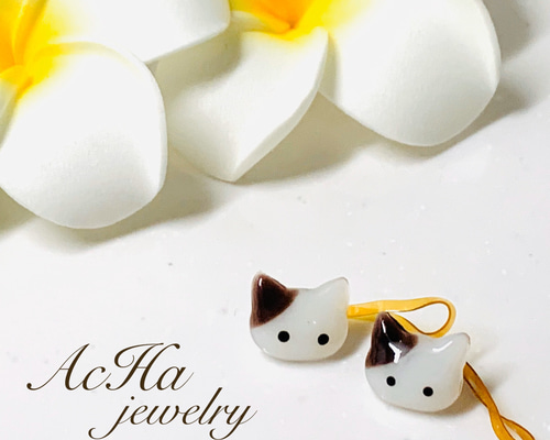 ♡ねこ(再販)　ベビーキッズヘアクリップ　ヘアゴム　ヘアピン  ハンドメイド ネコみみリボン キッズヘアゴム・ヘアクリップ2個セット(ピンク