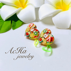 フラワー ヘアゴム スケルトン クリア ヘアアクセサリー ゴム ゴム交換