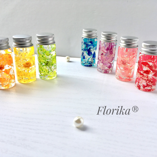 ♡ミニハーバリウム『虹色』♡❤︎ カラー組み合わせ自由 ♡5cm♡ 『7  