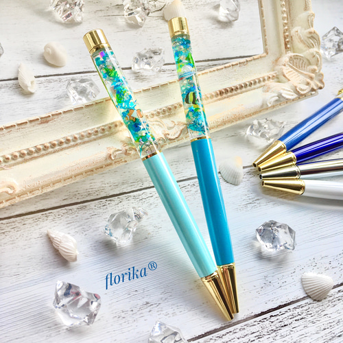 NO.111 アクアリウム✨めだか⑤ハーバリウムボールペン NO.111 アクアリウム✨めだか⑤ハーバリウムボールペン