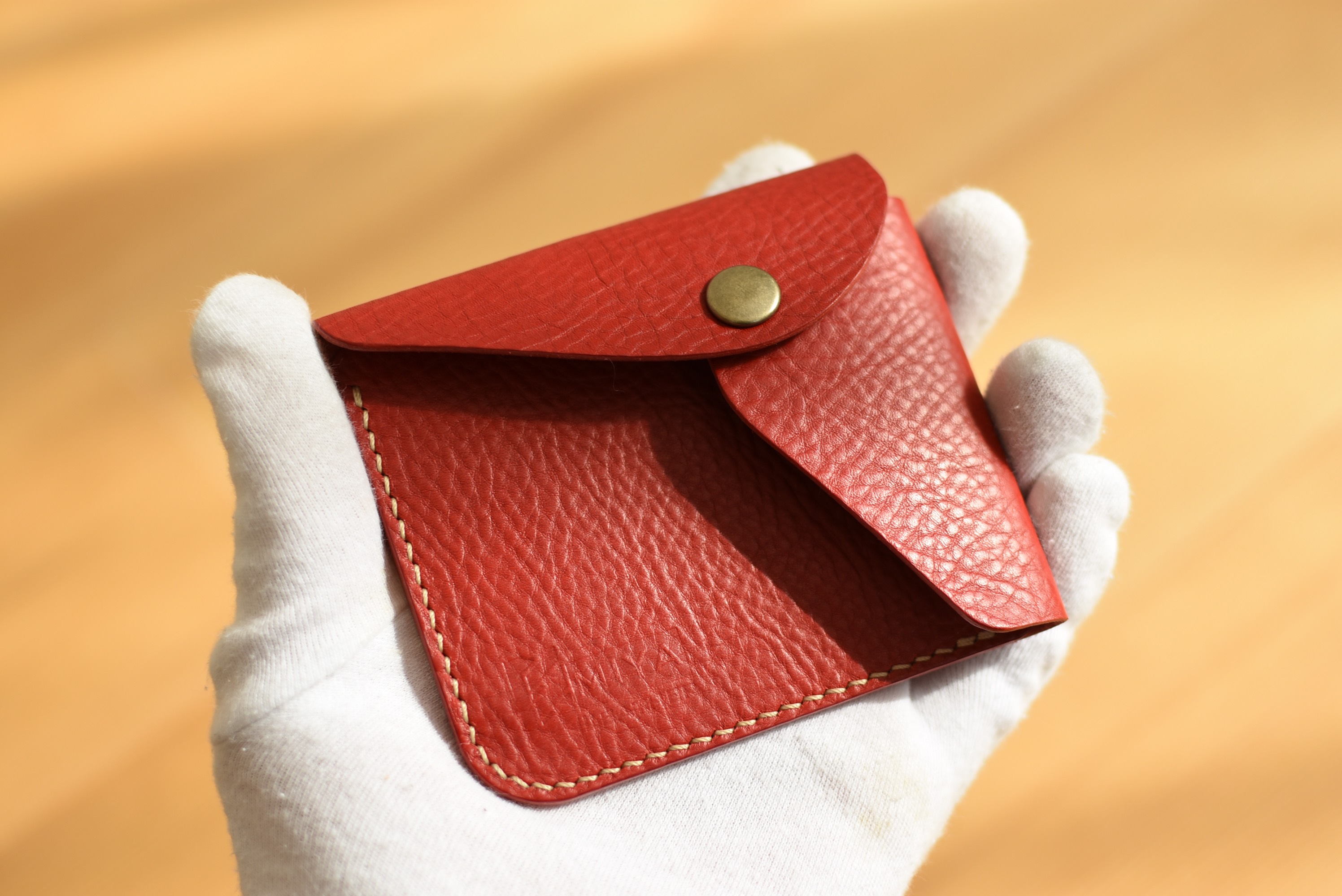 薄くて便利な小さい財布 1 SNAP WALLET イタリアンレザー