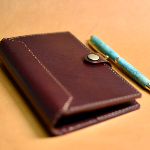 ミニ6 システム手帳 ワインレッド ASHFORD（アシュフォード） システム手帳 ミニ6 革 名入れ無料