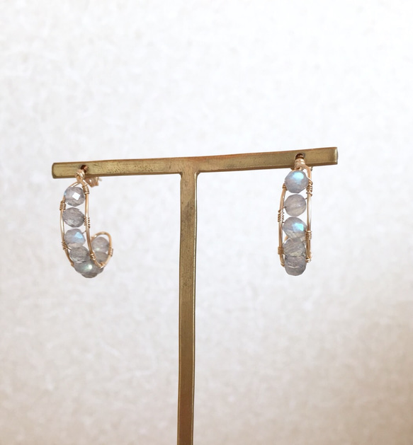 Labradorite curve Pierce 4枚目の画像