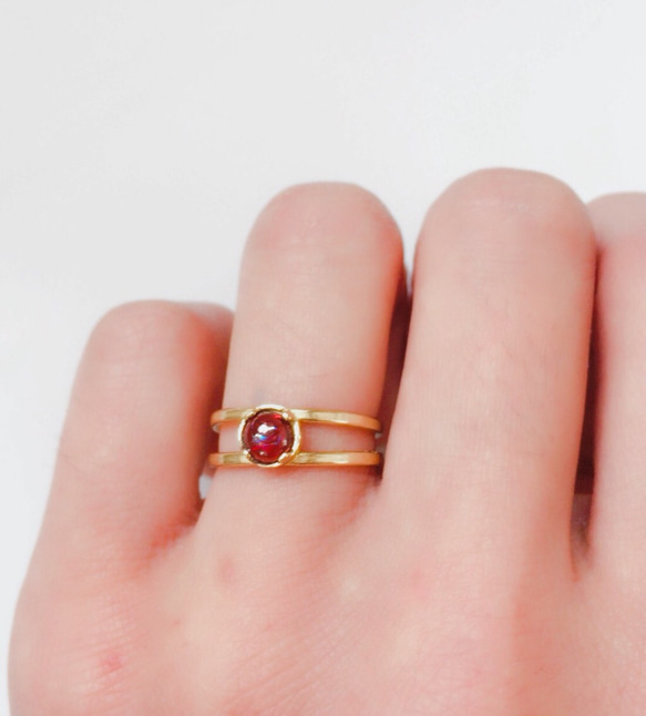 Rhodolite Garnet Ring 3枚目の画像