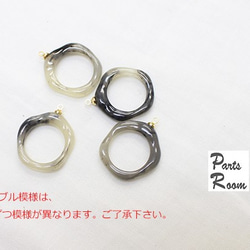 [4件]變形的戒指飾物[灰色] -mt-2921 第3張的照片