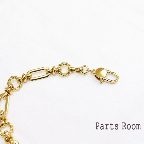 2個入】デザインカニカン【ゴールド】 -mt-3218 チャーム Parts