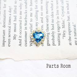【2件】一心珠寶時尚魅力【藍色】-mt-3342 第3張的照片