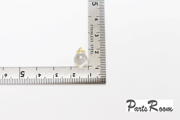 [2件]天然石水滴型吊墜[水晶]-mt-1642 第4張的照片