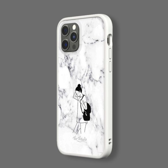 Girl Marble Phone Case / Rhino Shield Mod NX / Rhinoshield 2枚目の画像