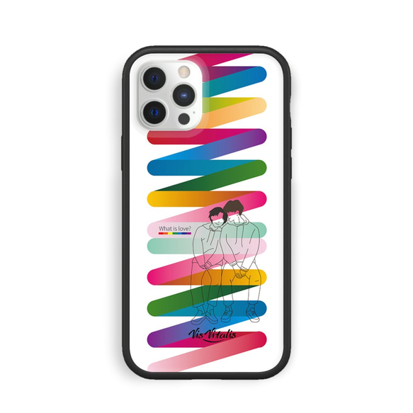 Rainbow Rainbow Phone Case / Type A / Rhino Shield Mod NX / Rhin 1枚目の画像