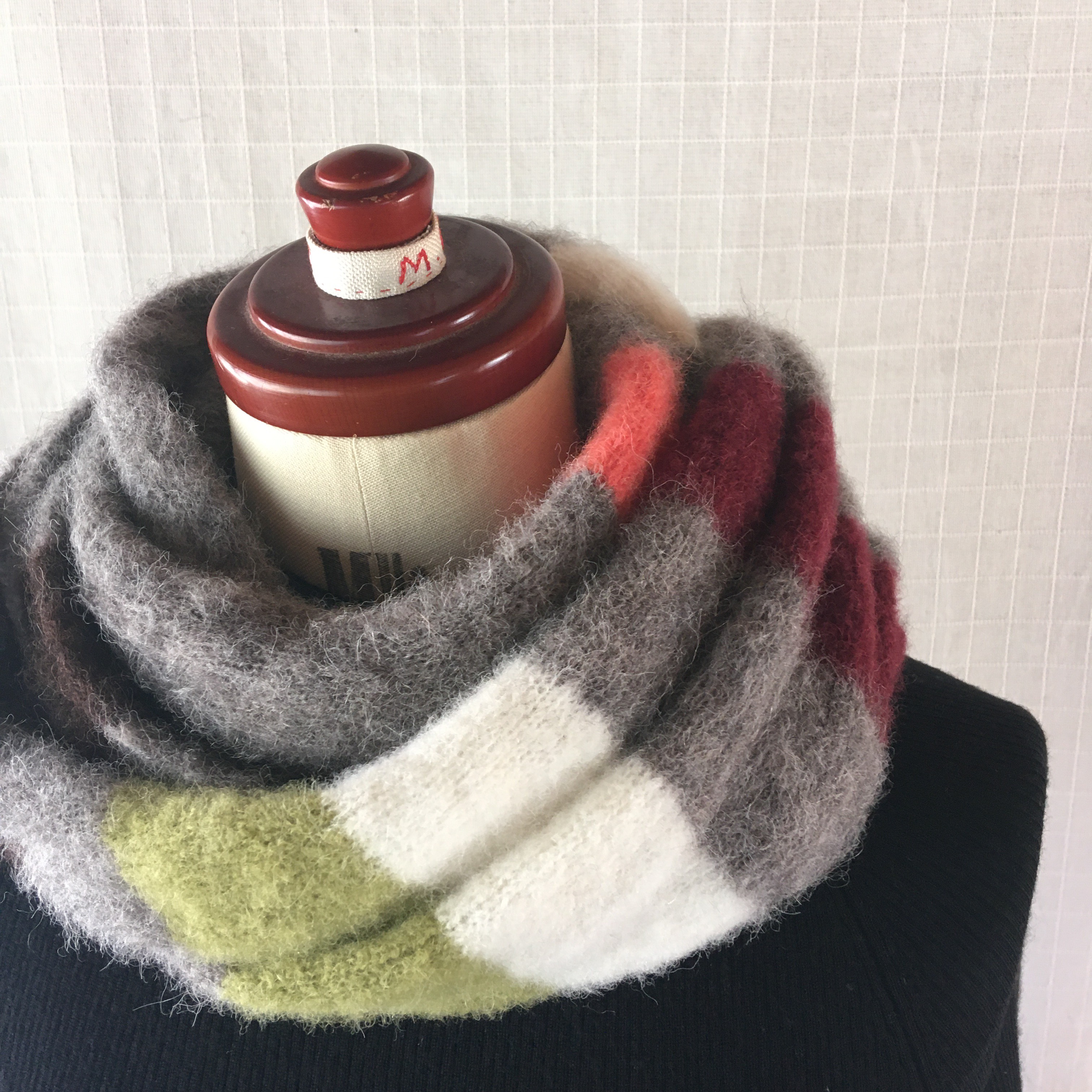 ふわふわ♪ベビーアルパカのニットスヌード