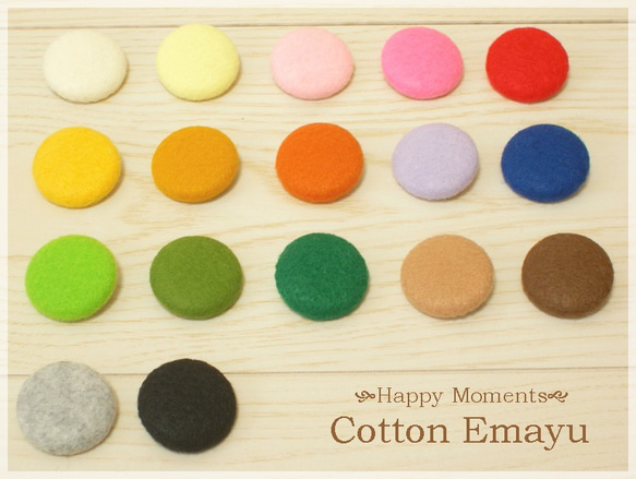 Creema限定＊フェルト＊選べるヘアゴム3個セット＊ハンドメイド