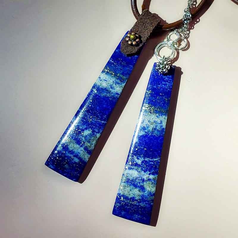 ラピスラズリペンダント・スティック型