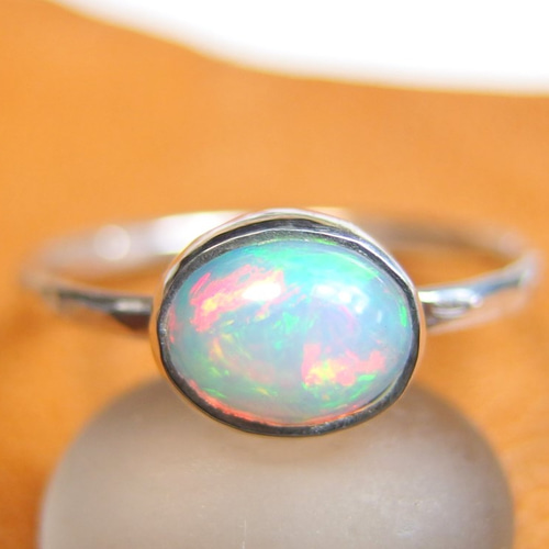 オパールリング 18号 指輪・リング Norcca 通販 3998859｜Creema(クリーマ)