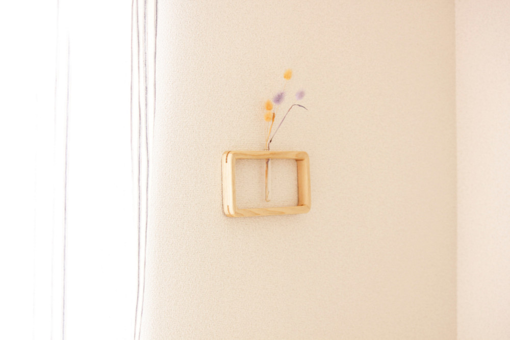 一輪挿し「answer frame」 (Sサイズ)ホワイトアッシュ 4,860円