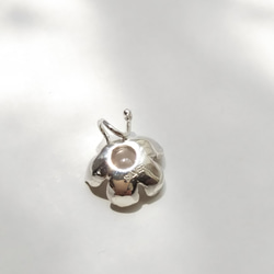 【受注制作】ローズクォーツの花のペンダントトップ(silver925) 7枚目の画像