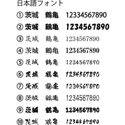 表札 ホワイトウッドの木目柄 オーダーメイド 表札 プレート 2枚目の画像