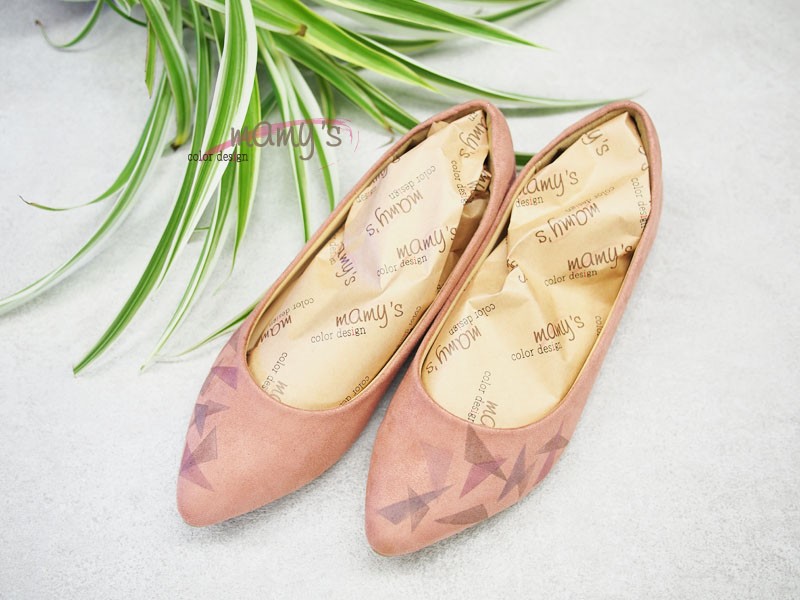 【23.0㎝】ふんふわローヒールパンプス