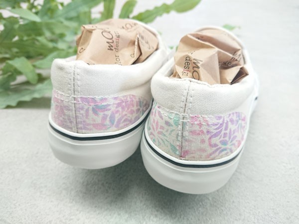 【23.5㎝】オリジナルダリア染めスリッポン