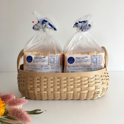 パンかごLサイズ（クラフト）　収納かご　かご　小物入れ　果物　お菓子　キッチン 2枚目の画像