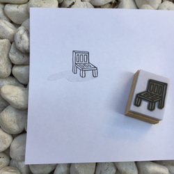 「椅子」手刻印章 / “The Chair” Handmade Stamp 第3張的照片