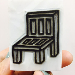 「椅子」手刻印章 / “The Chair” Handmade Stamp 第6張的照片