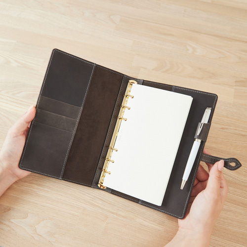 6穴バイブルサイズ システム手帳カバー ステンドグラス調