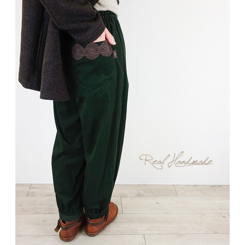 [予約販売] シャツコールモスグリーンカフスパンツ