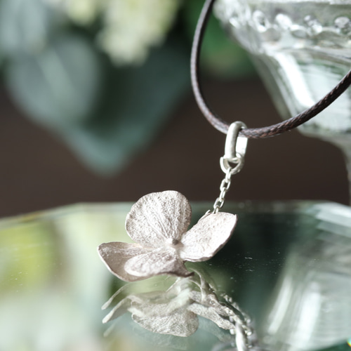 シルバー至福の紫陽花ネックレス ネックレス・ペンダント and