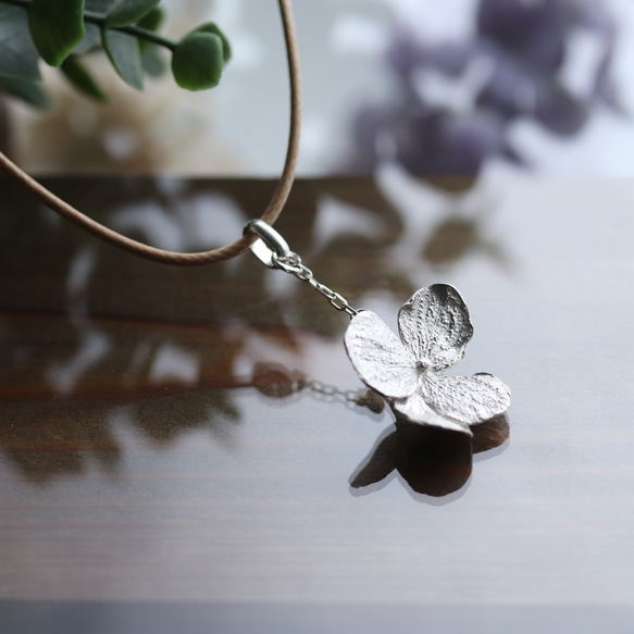 シルバー至福の紫陽花ネックレス ネックレス・ペンダント and