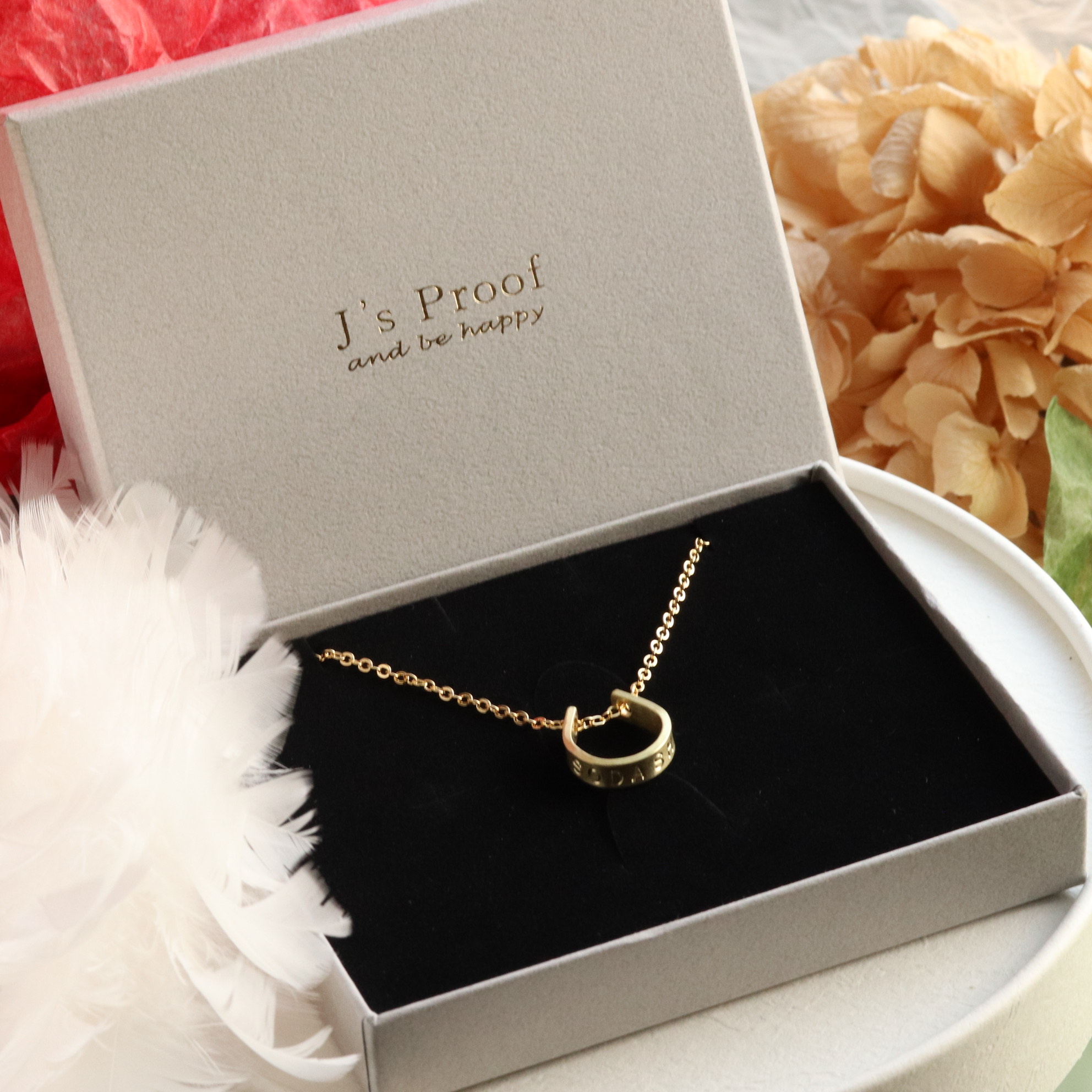 幸運馬蹄ホースシューゴールドネックレス4mm 4,928円